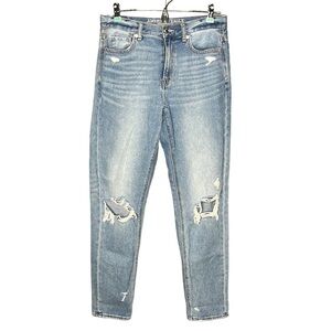 American Eagle Ripped Mom Jeans Size 4 long
